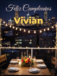 Feliz cumpleaños vivian