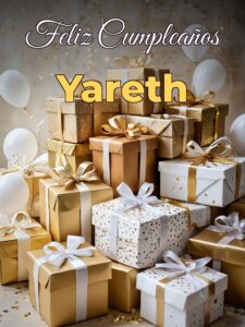 Feliz cumpleaños yareth
