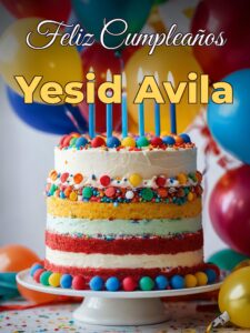 Feliz cumpleaños yesid avila