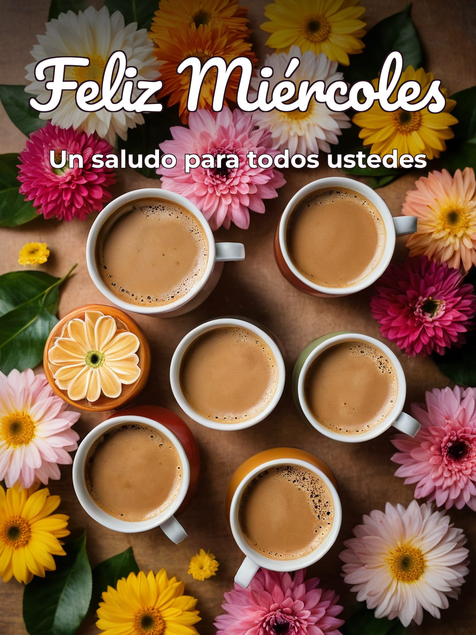 Feliz miércoles a todos mis amigos