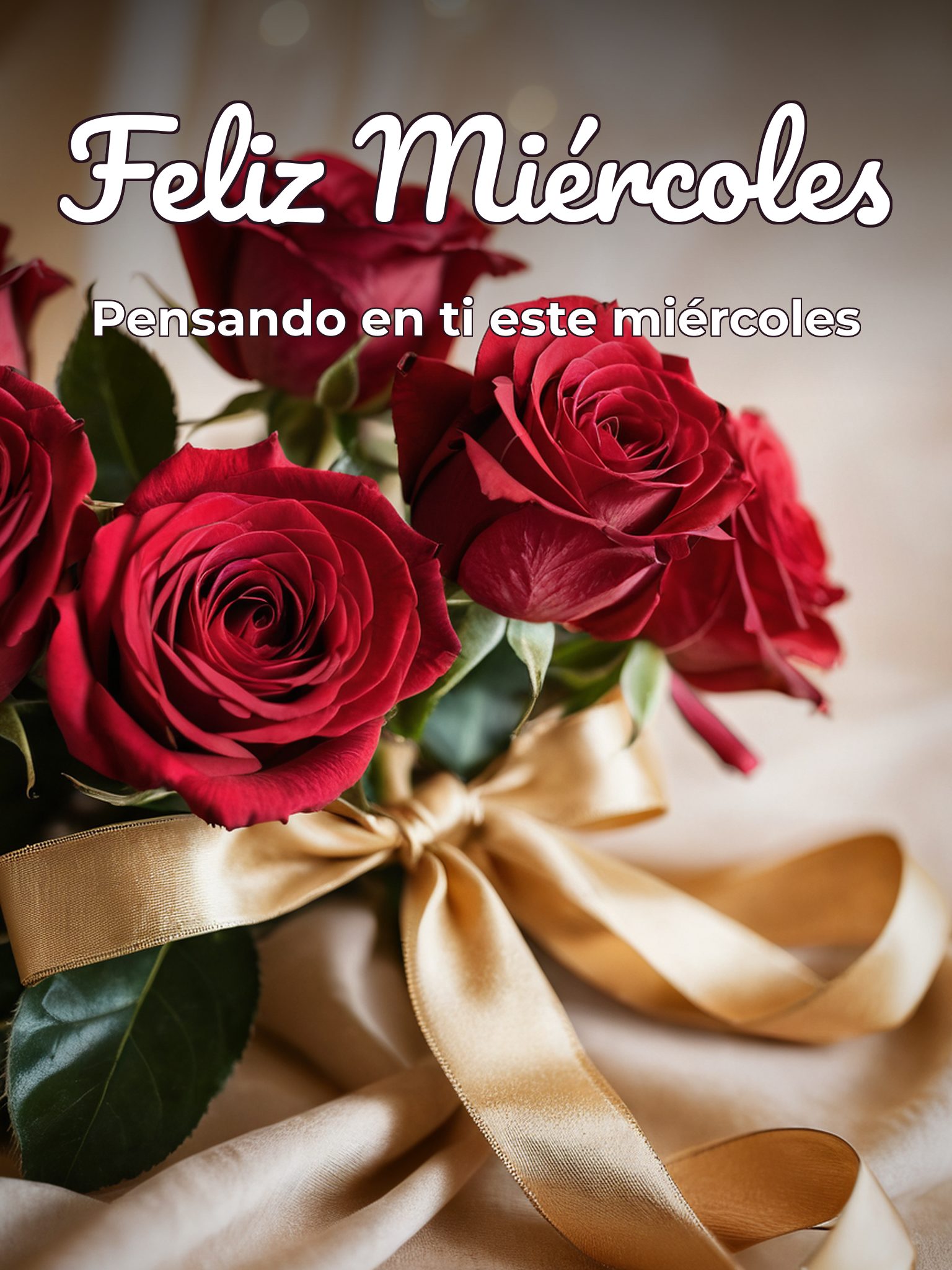 Feliz miércoles amor mio