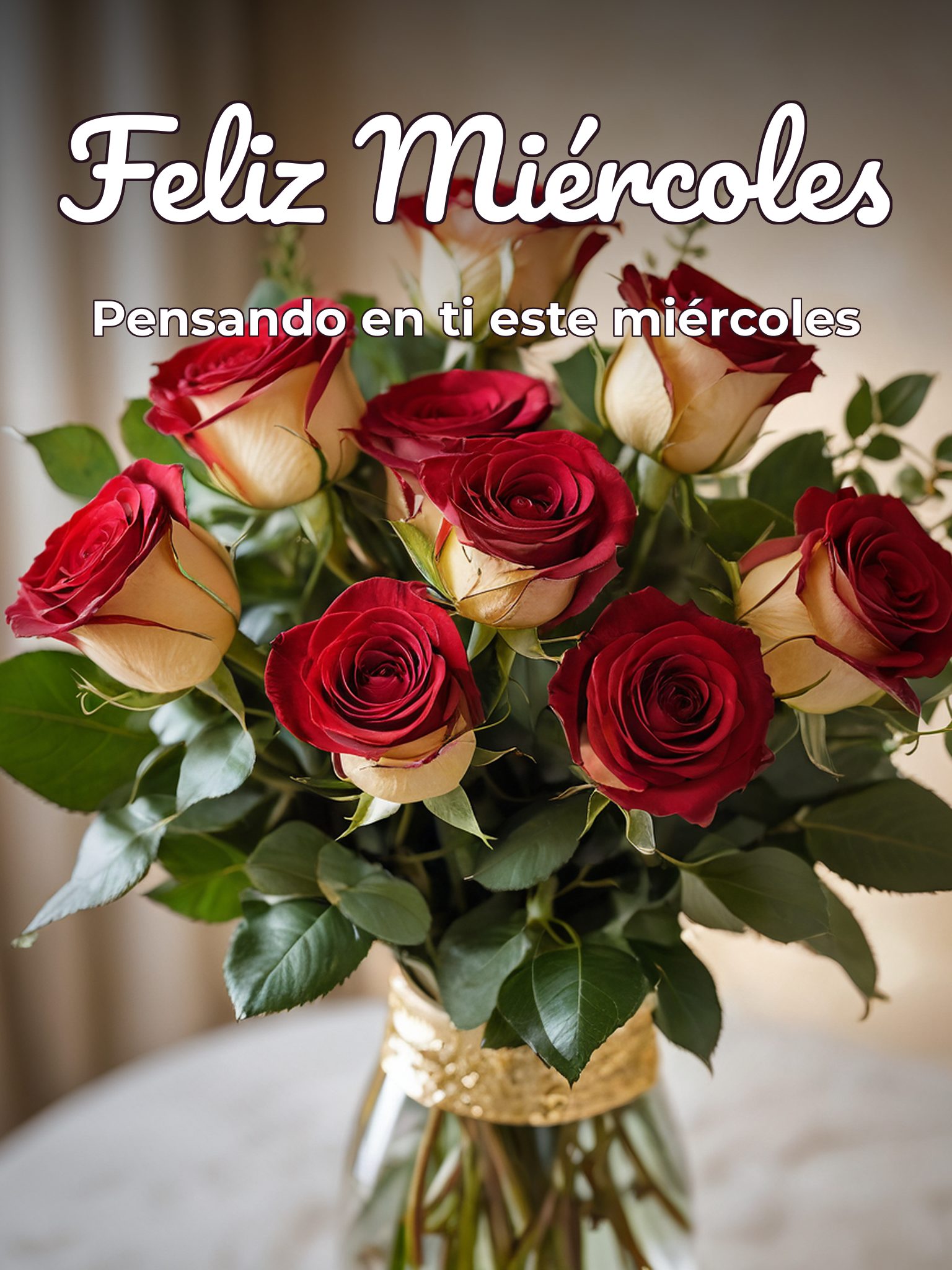 Feliz miércoles amor