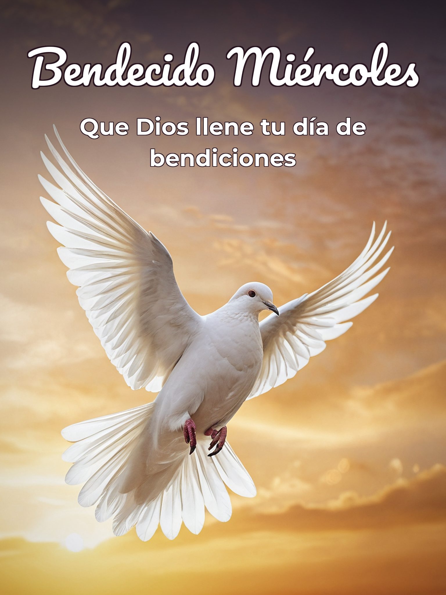 Feliz miércoles bendecido