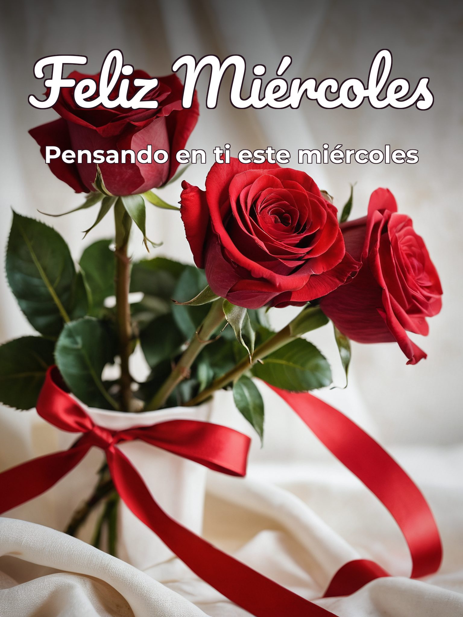 Feliz miércoles con amor para WhatsApp gratis