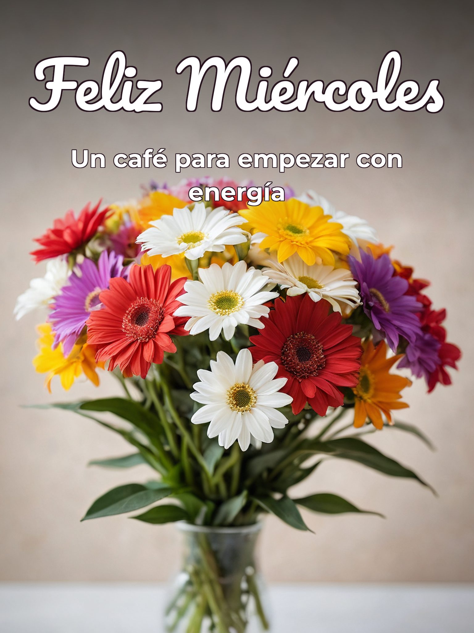 Feliz miércoles con cafe