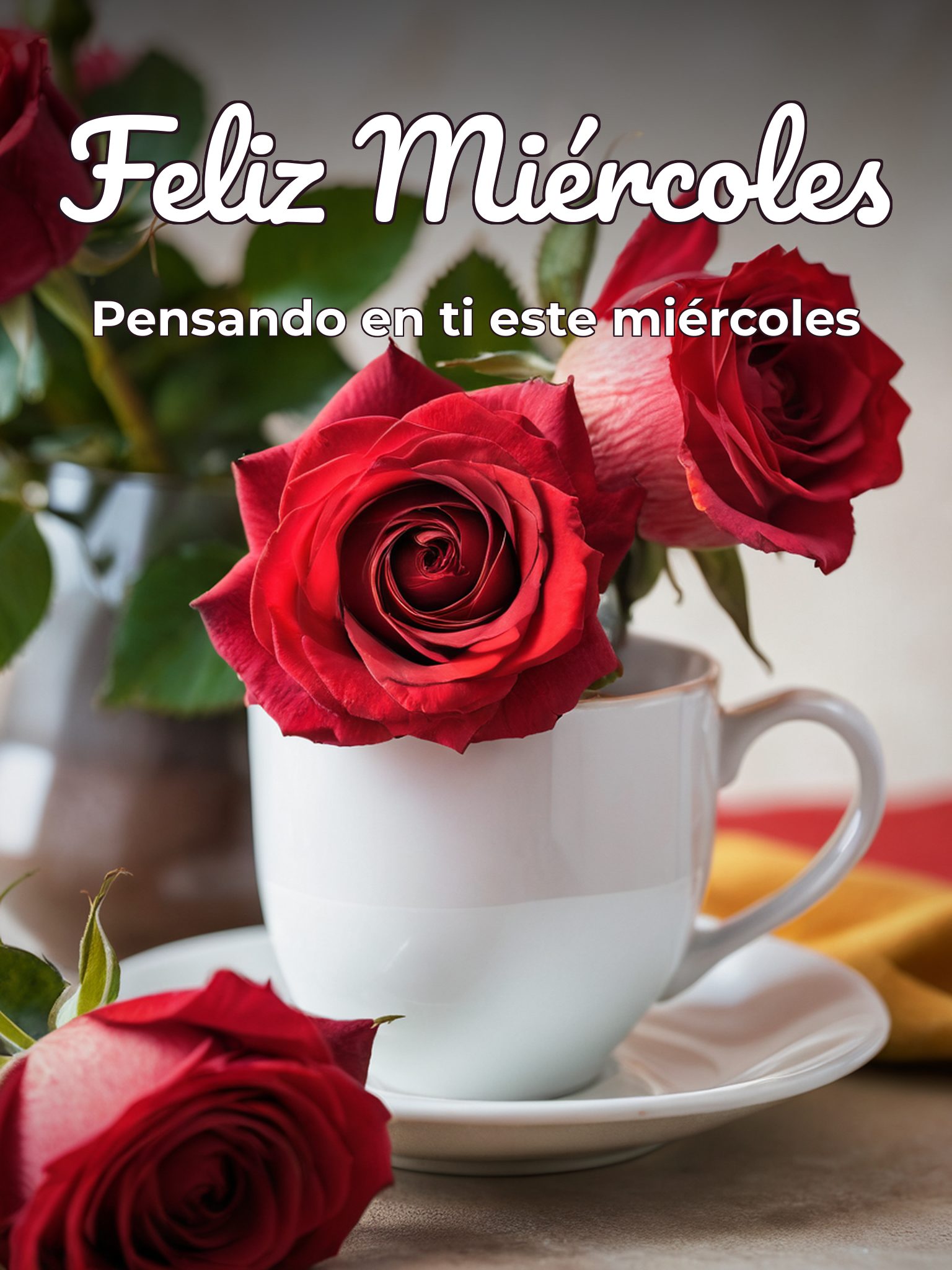 Feliz miércoles mi amor para Facebook gratis para celular