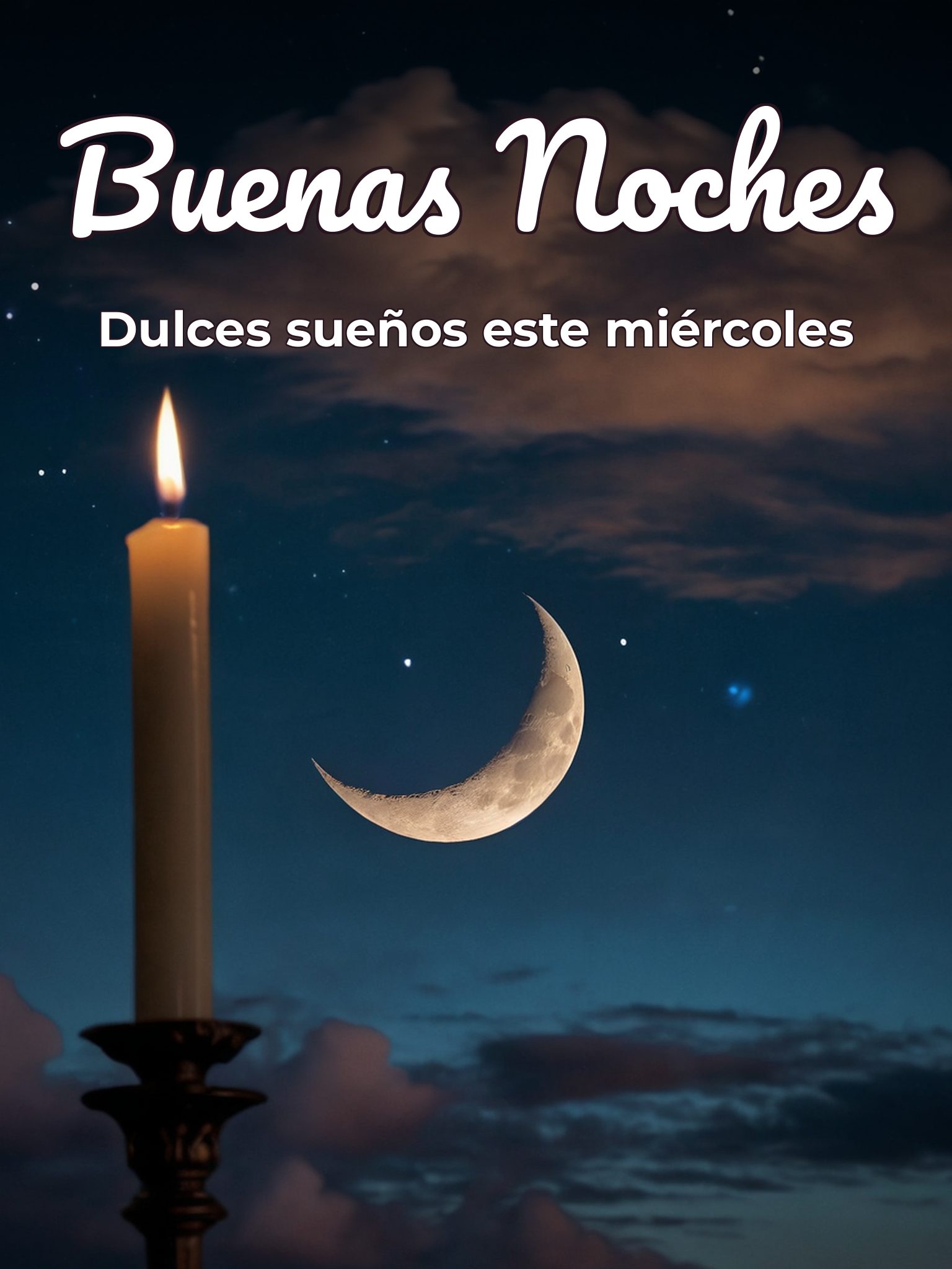 Feliz noche de miércoles para WhatsApp gratis para celular