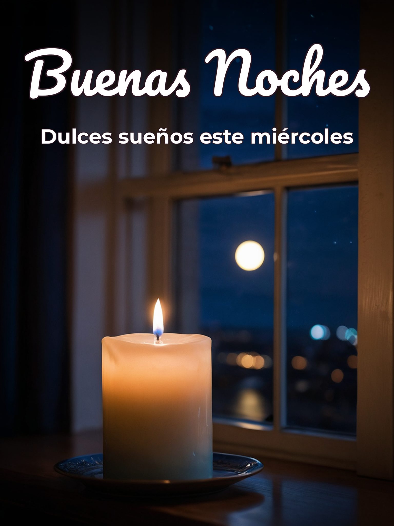Feliz noche del miércoles para WhatsApp gratis para celular