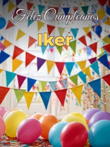 Feliz cumpleaños iker
