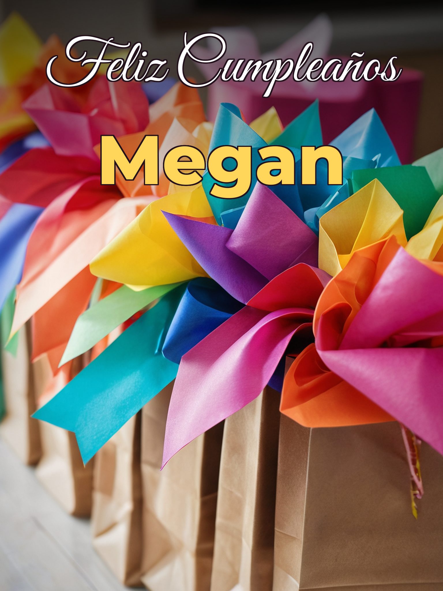 Feliz cumpleaños megan