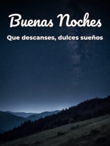 Agenes de buenas noches para Facebook
