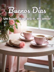 Amor de buenos días para Facebook