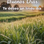 buenos días te deseo un lindo día