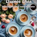 buenos días pensando en ti esta mañana