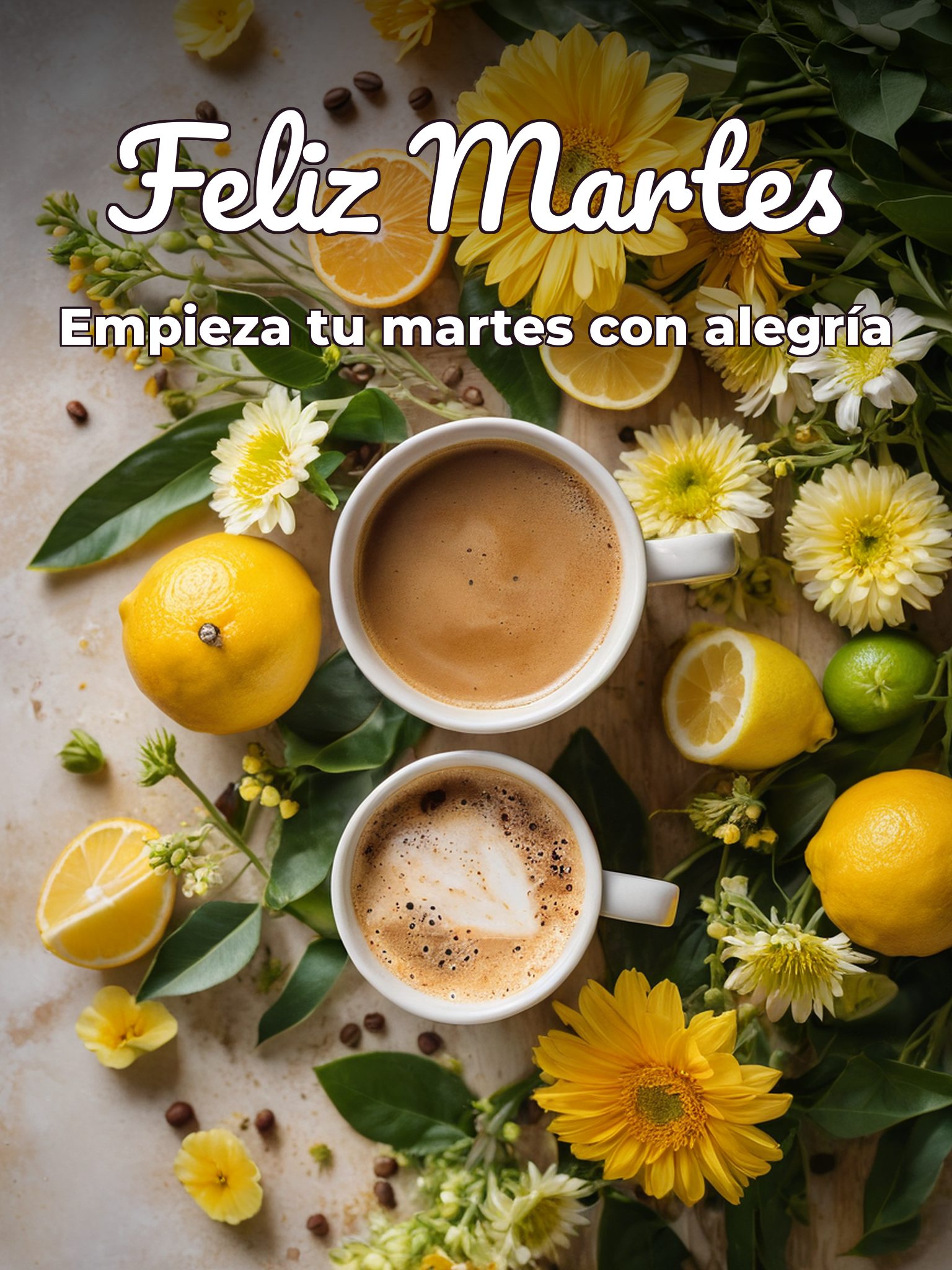 Bonito martes con flores para celular