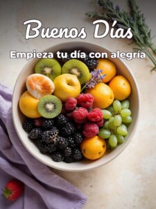 Bonito mensaje de buenos días