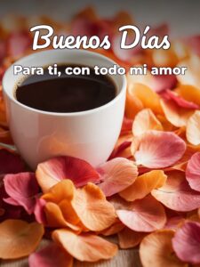 Bonito mensaje de buenos días para mi amor