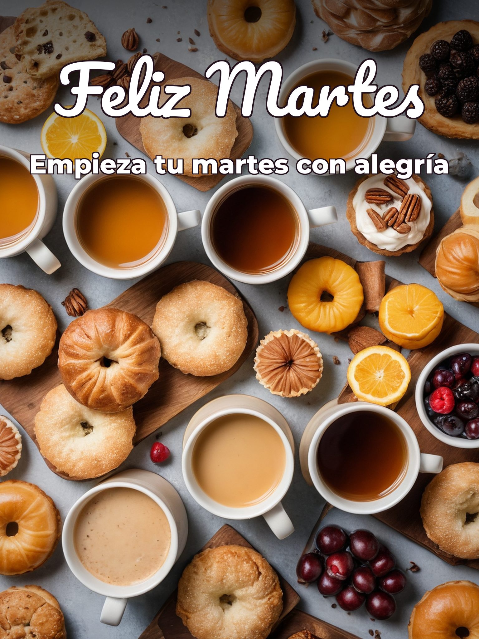Buen día feliz martes amigos