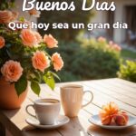 buenos días que hoy sea un gran día