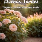 buenas tardes disfruta de esta hermosa tarde