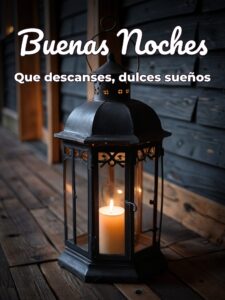 Buenas buenas noches para WhatsApp