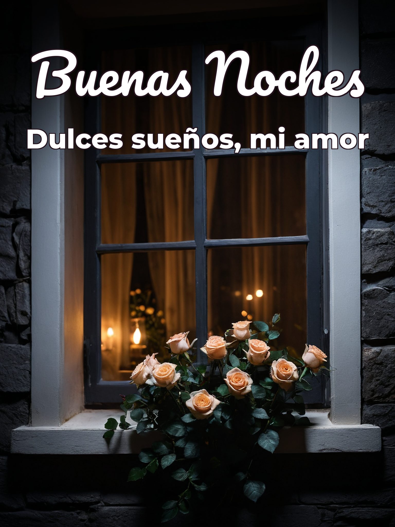 Buenas noches a mi novia para WhatsApp