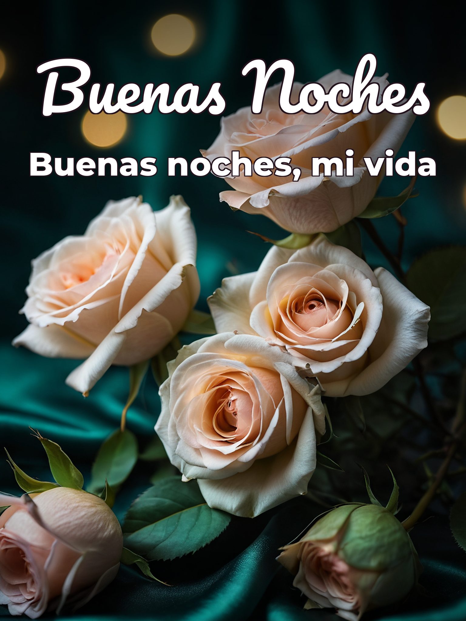 Buenas noches a mi novio para Facebook