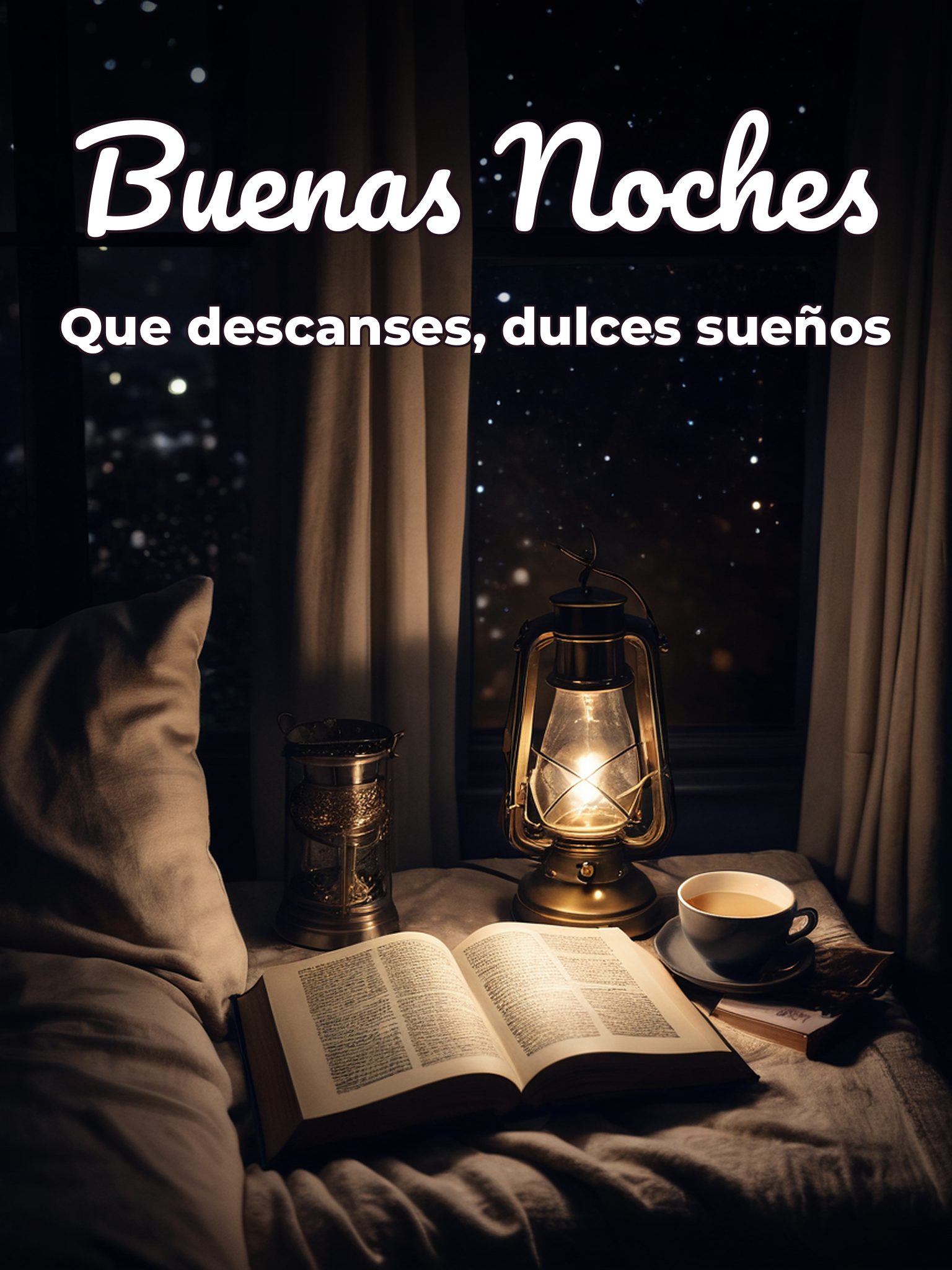 Buenas noches a una mujer para celular