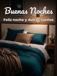 Buenas noches a una mujer para WhatsApp