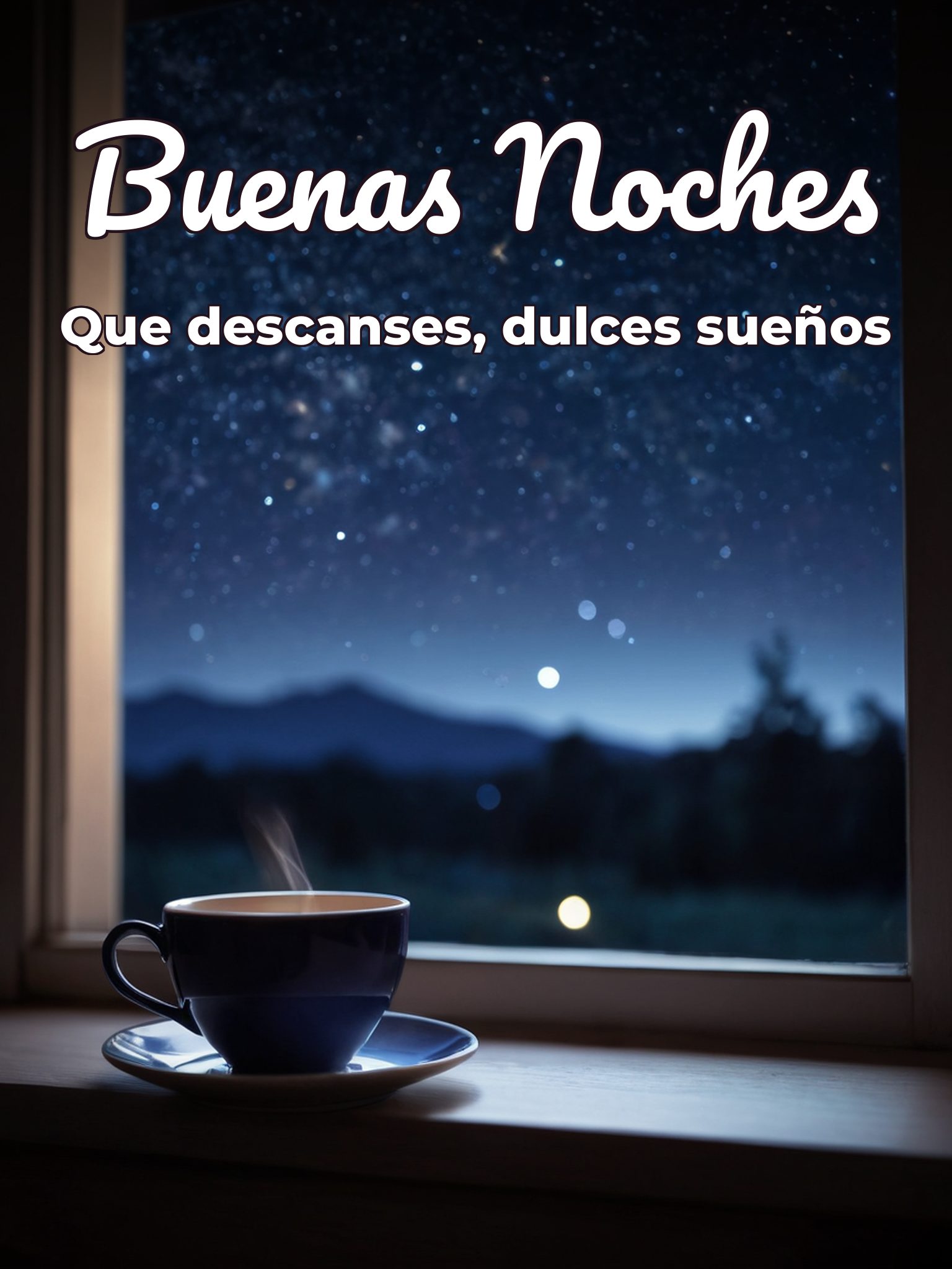 Buenas noches a una mujer