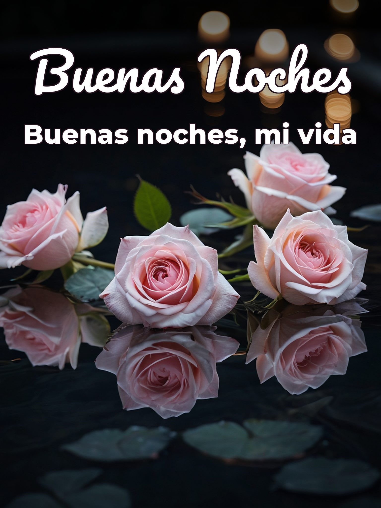 Buenas noches amor mi vida para celular