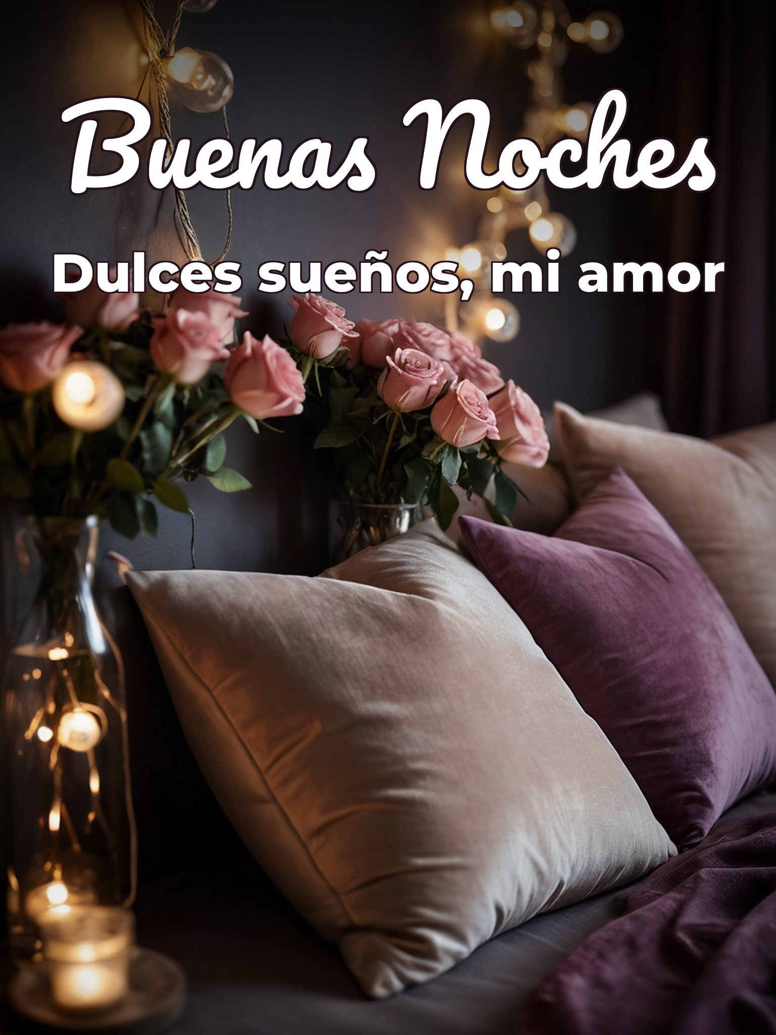 Buenas noches amor mi vida