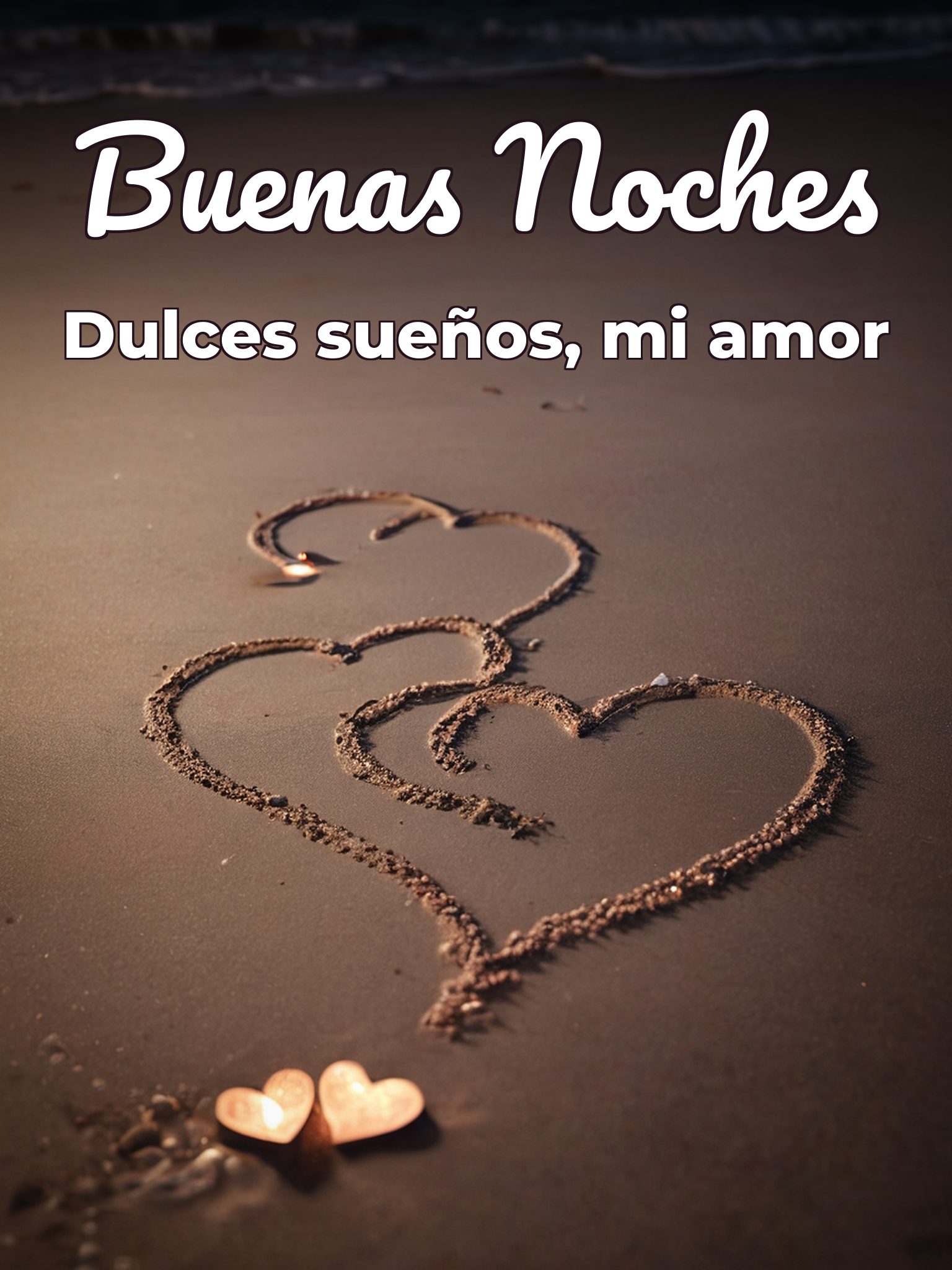 Buenas noches amor para Facebook
