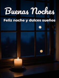 Buenas noches bella mujer para Facebook