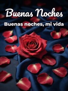 Buenas noches con imágenes de amor para WhatsApp