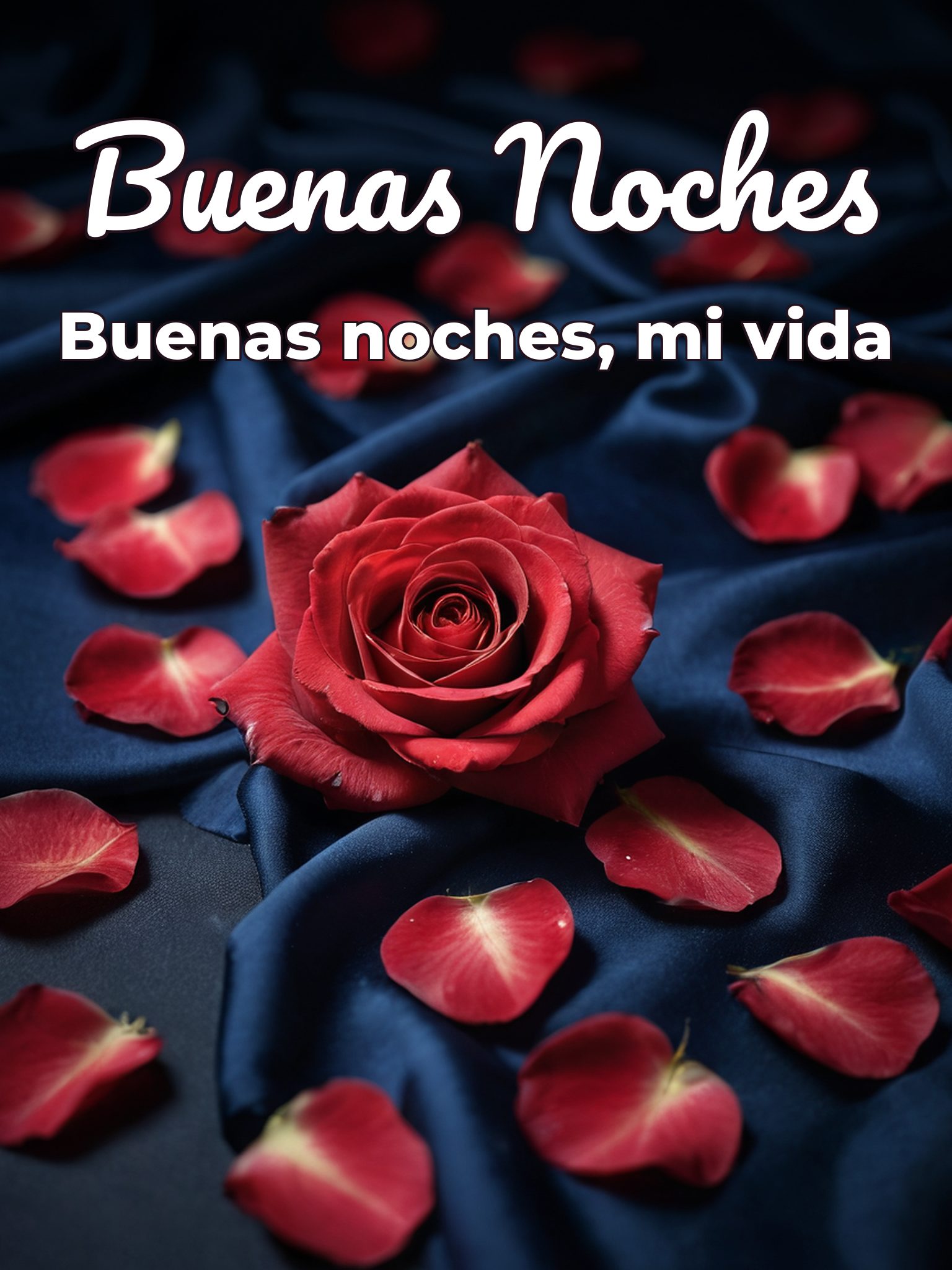 Buenas noches con imágenes de amor para WhatsApp