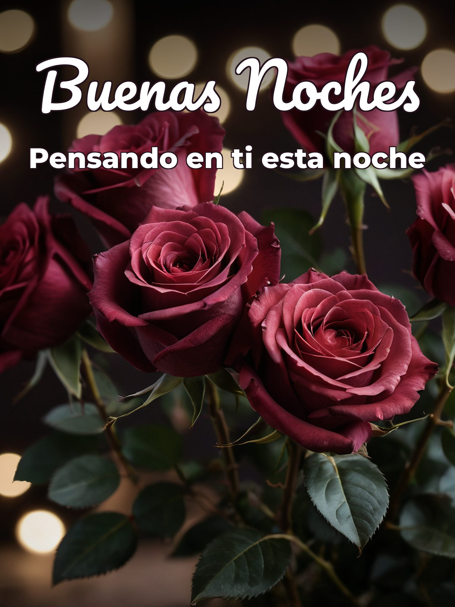 Buenas noches con imágenes de amor