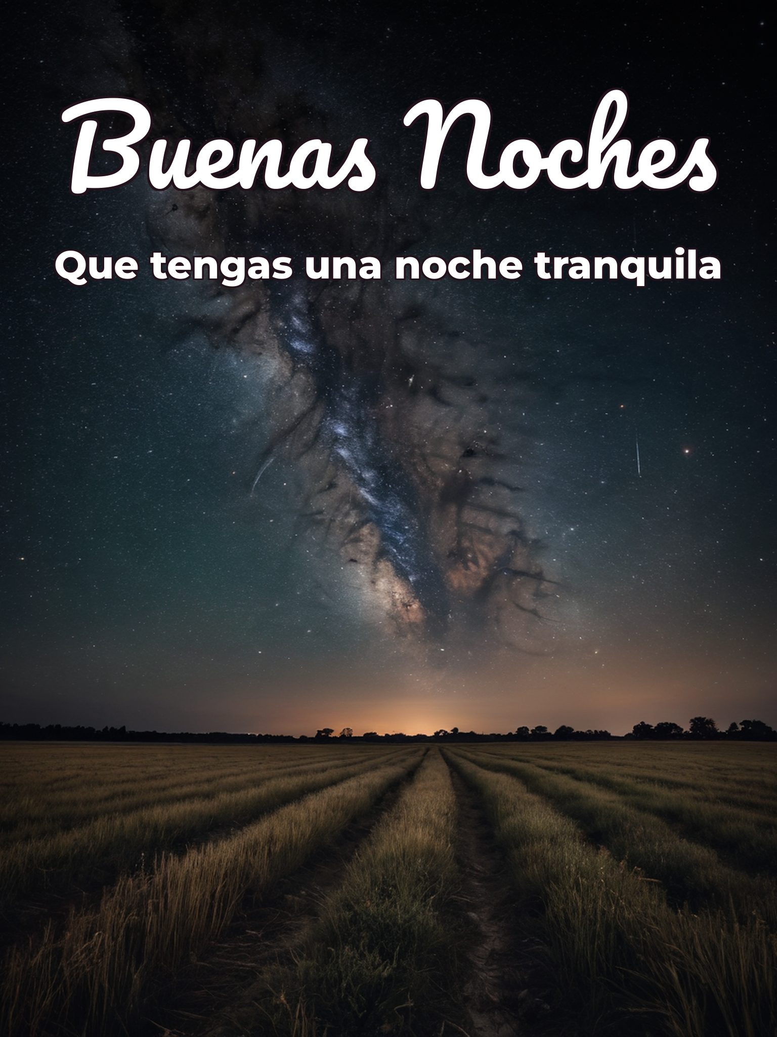 Buenas noches deseos para Facebook