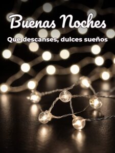 Buenas noches frases