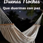 buenas noches que duermas con paz