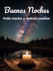 Buenas noches hermosa mujer
