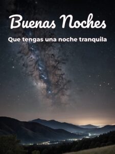 Buenas noches hermosa mujer para WhatsApp