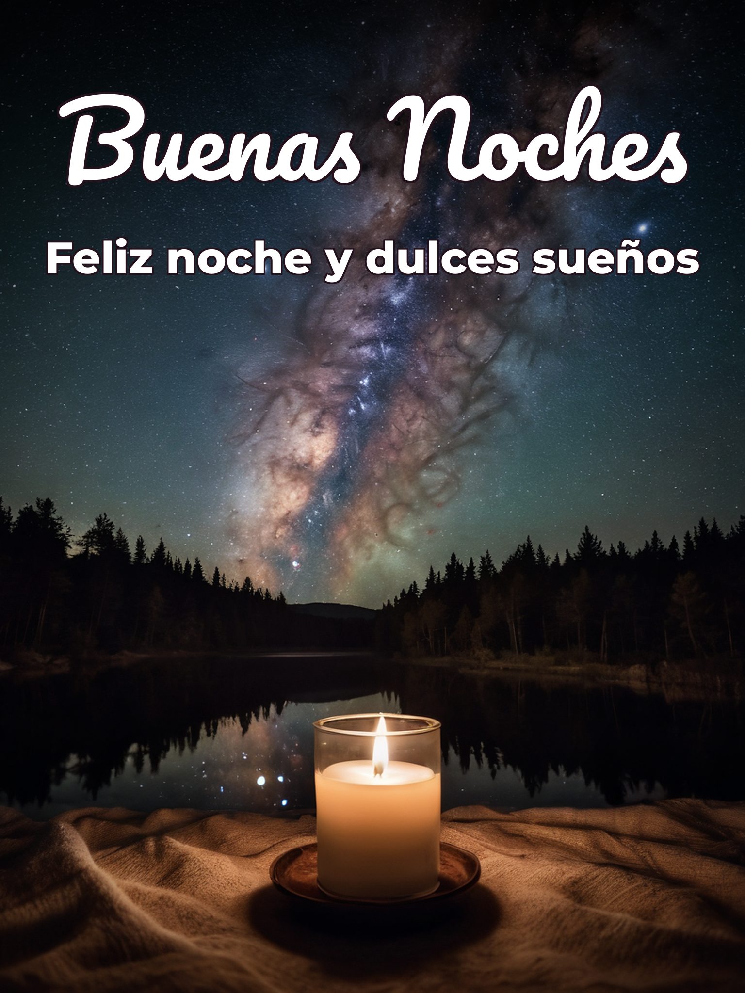 Buenas noches hermosa mujer
