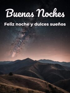 Buenas noches lindas imágenes