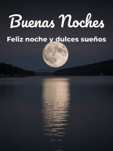 Buenas noches mensajes bonitos para Facebook