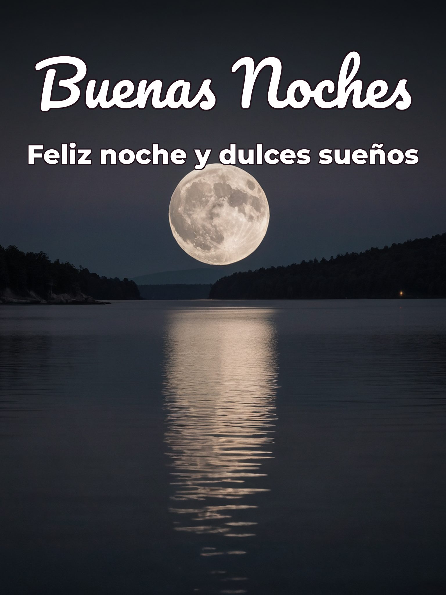 Buenas noches mensajes bonitos para Facebook