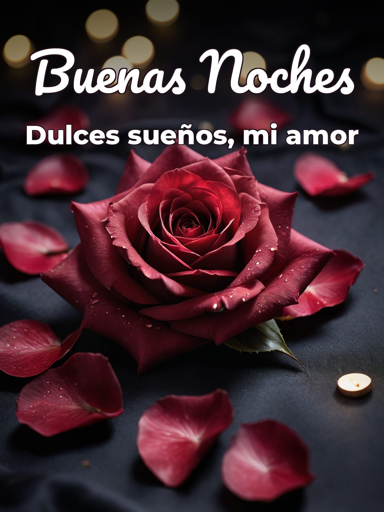 Buenas noches mi amor buenas noches vida mia para WhatsApp
