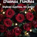 buenas noches dulces sueños, mi amor