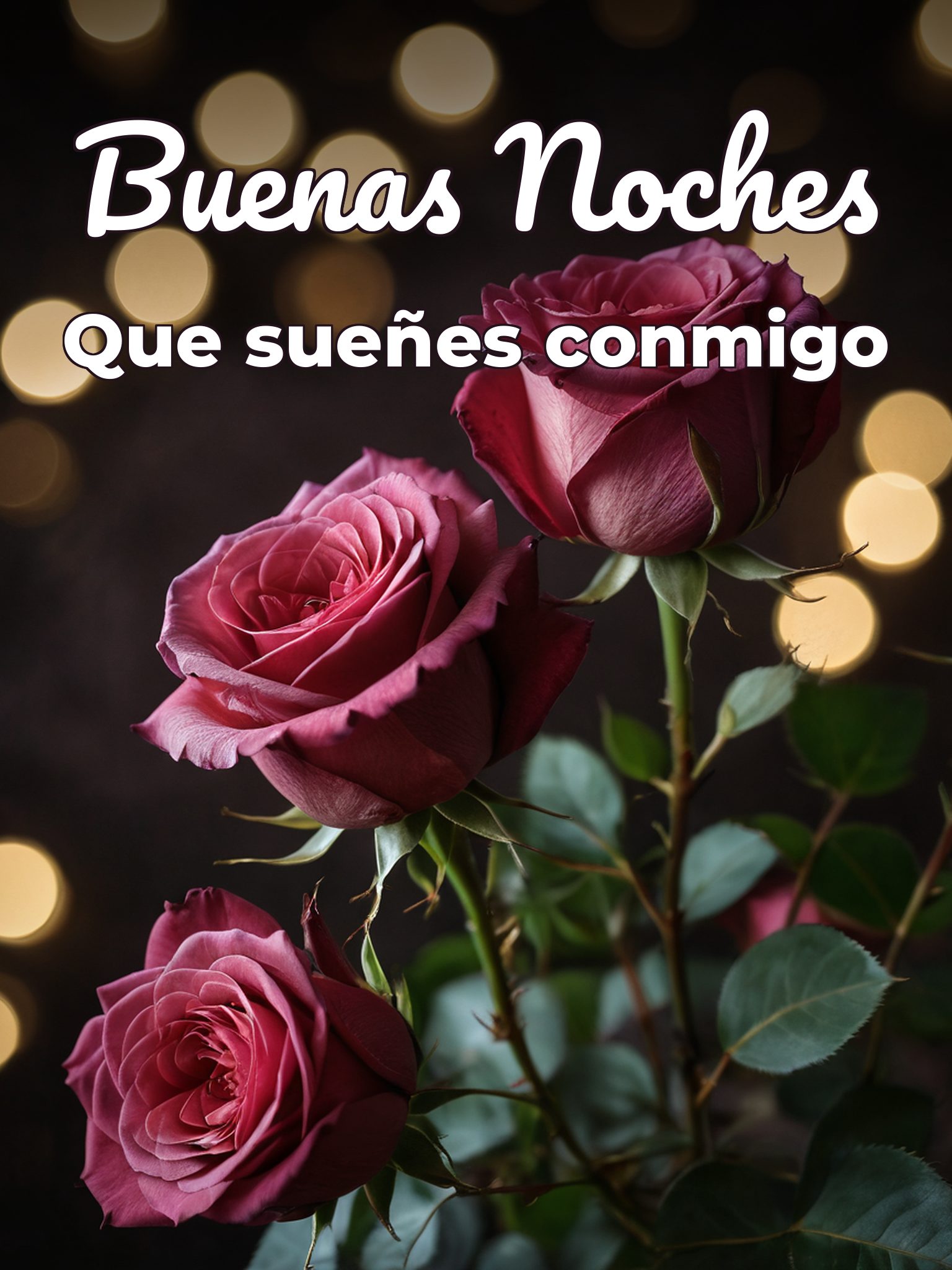 Buenas noches mi amor te quiero mucho para Facebook