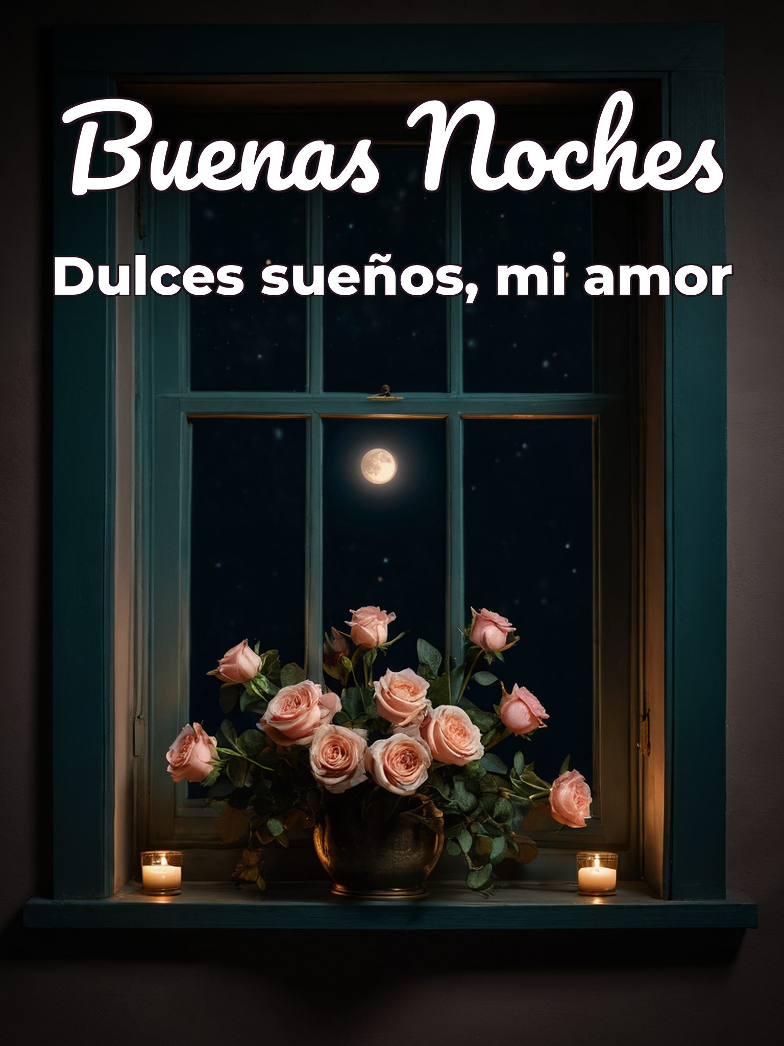 Buenas noches novia para Facebook